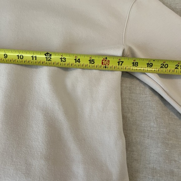 Vince cinch back Cropped Hoodie women's X small Sweatshirt Casual Sandstone - Picture 11 of 13